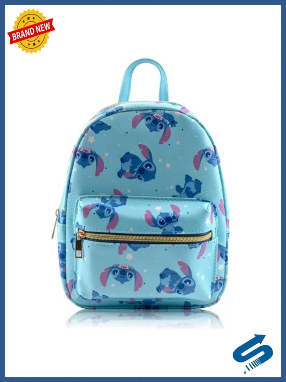 Disney Stitch Mini Backpack - PU Leather 10